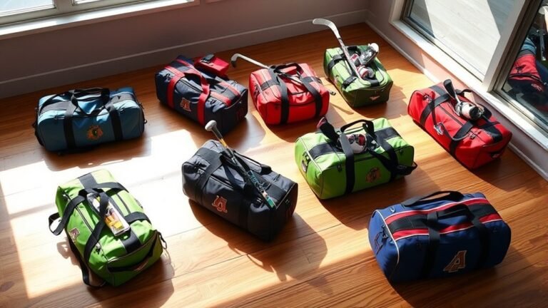 top hockey gear duffels
