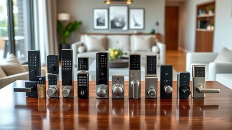 top interior keypad locks