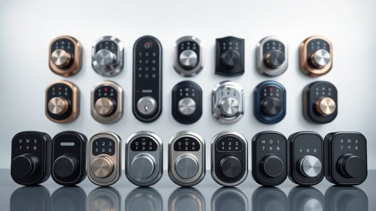 top push button locks