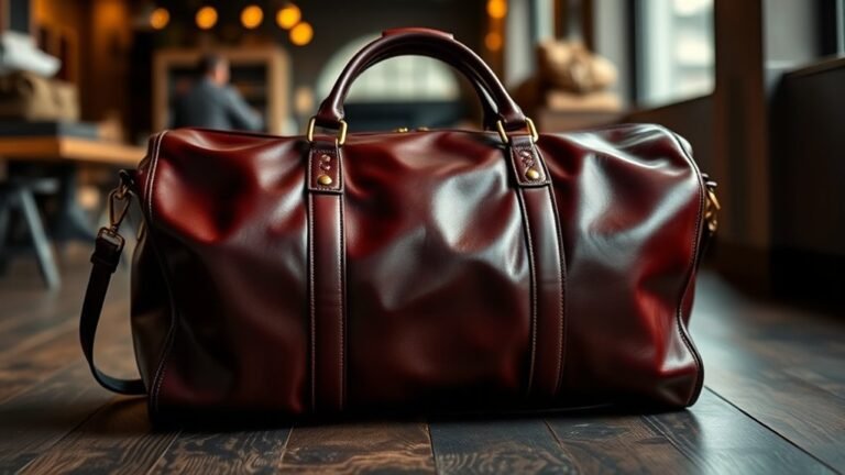 top quality leather duffels