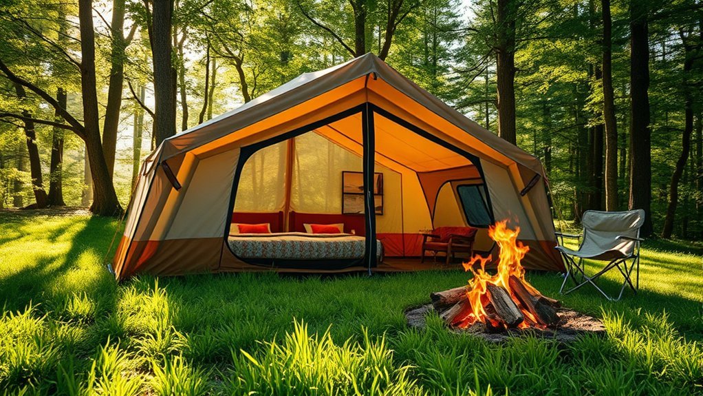 top rated two room tents