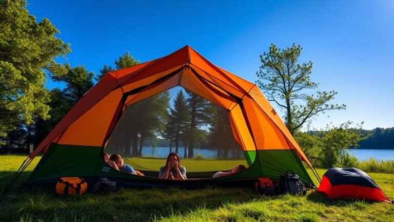 top screened camping tents