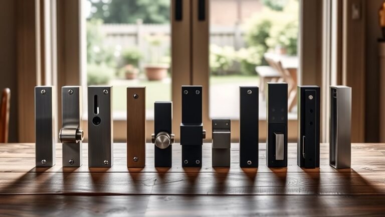 top sliding door locks