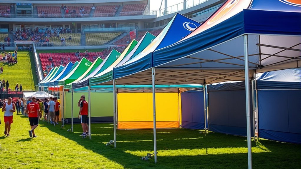 top sports pop up tents