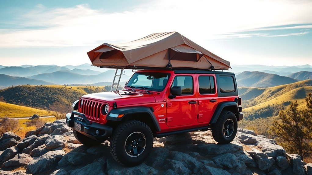 top tents for wrangler