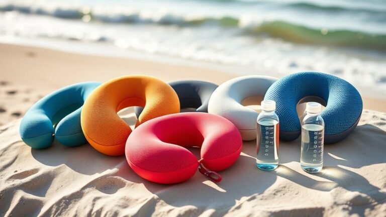 travel friendly cooling neck pillows
