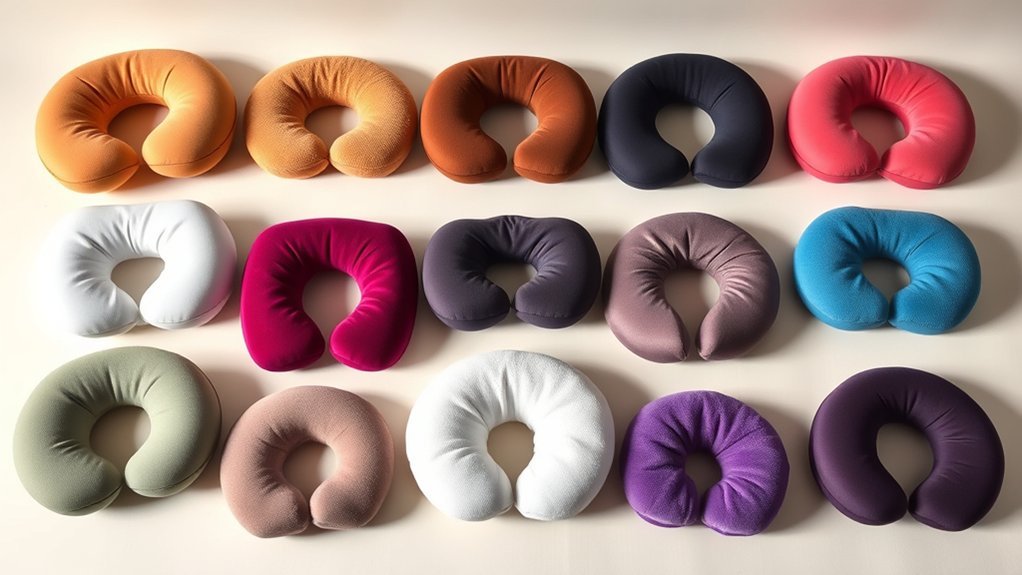 travel friendly firm neck pillows