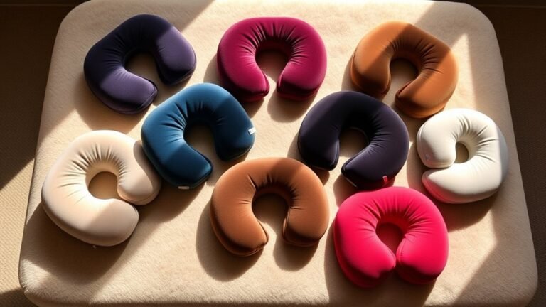 travel neck pillows with headphones