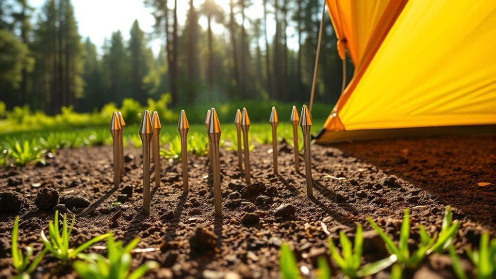 upgrade tent stakes effectively