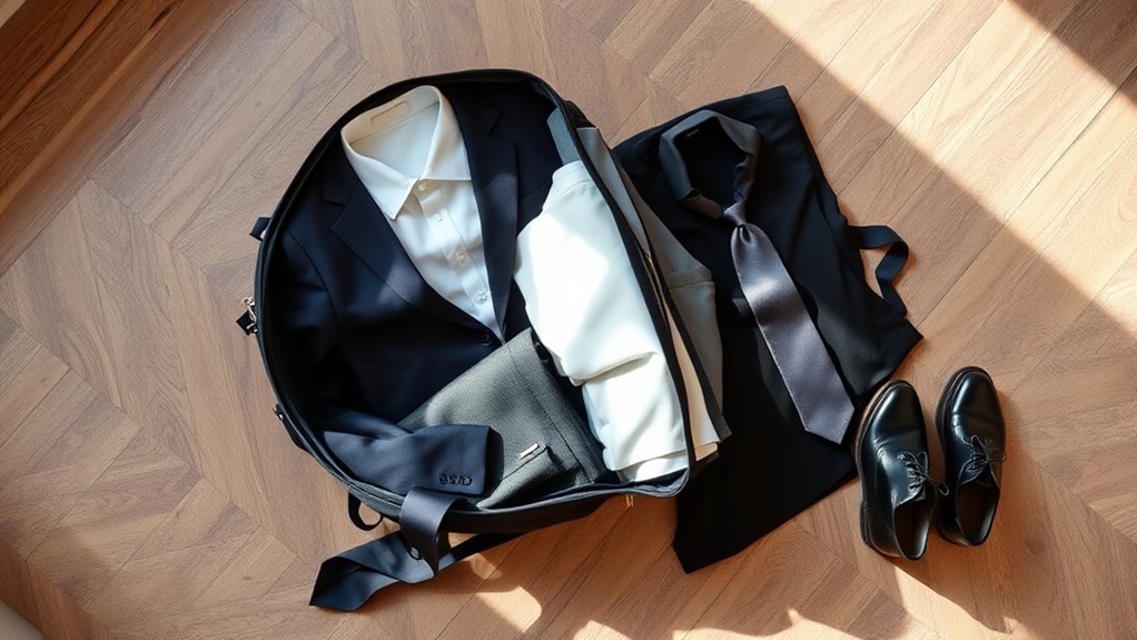 versatile business trip wardrobe