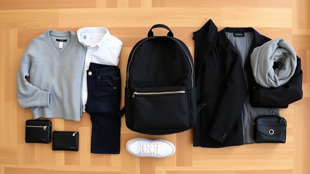 versatile travel outfit combinations