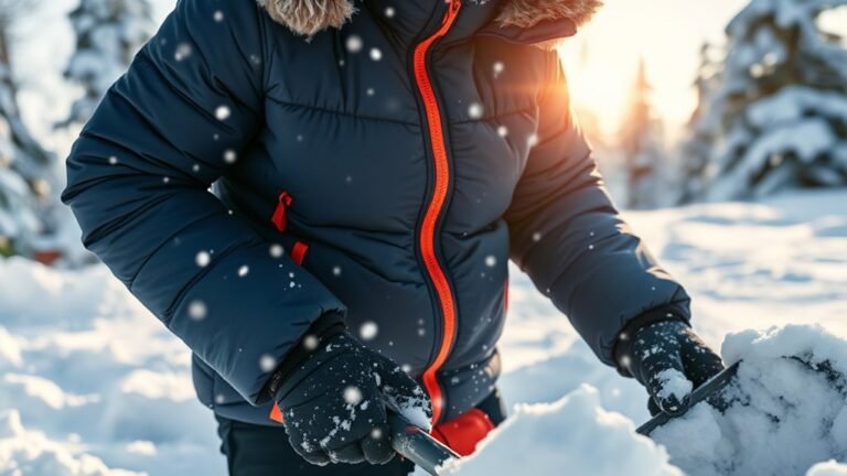 warm snow shoveling jackets