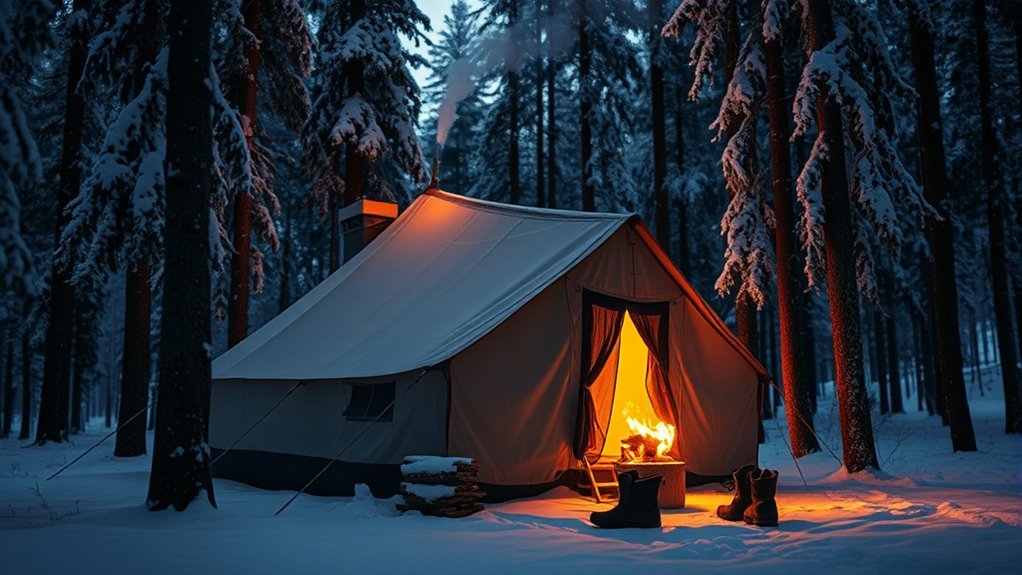 warmth in winter camping