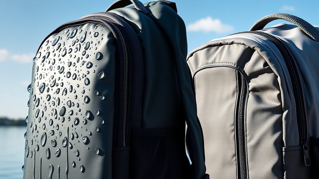 water resistant materials and durability