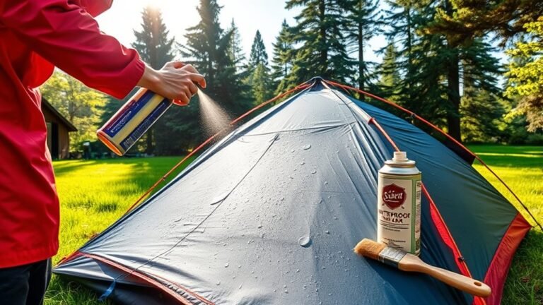 waterproofing techniques for tents