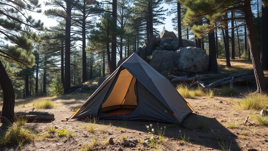 How to Camp in High Winds: Tent Anchoring and Site Choice wind protection and terrain assessment