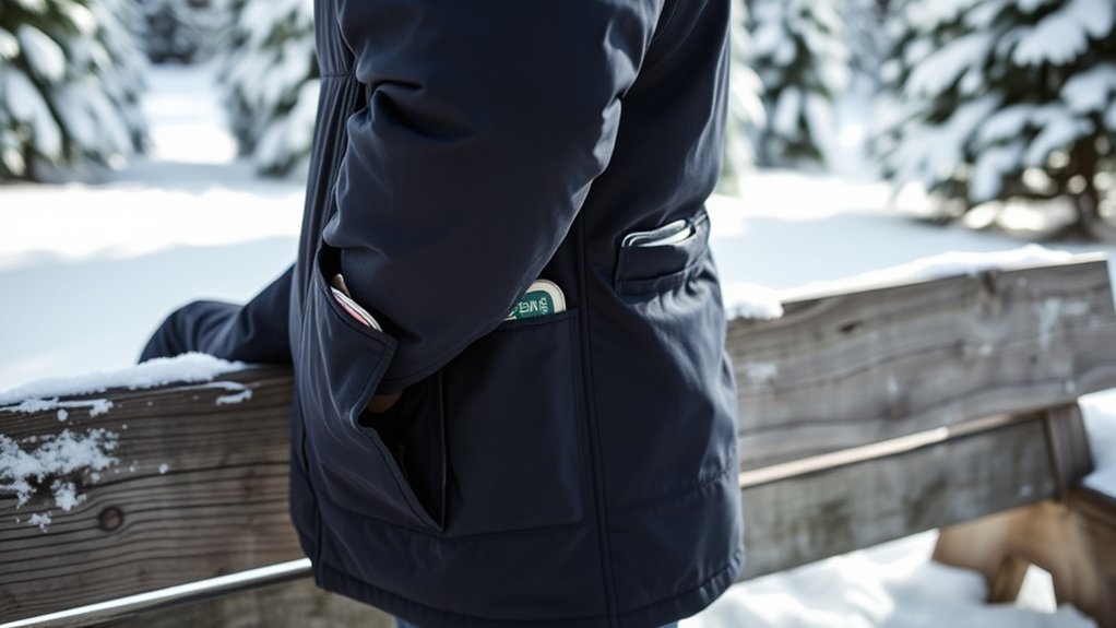 winter jacket pocket considerations