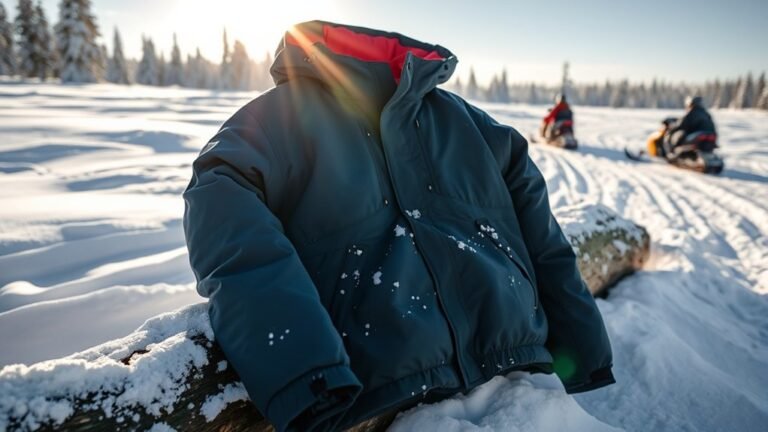 winter jacket snowmobiling comfort