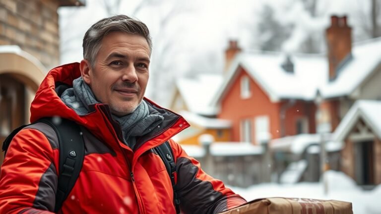 winter jackets for delivery