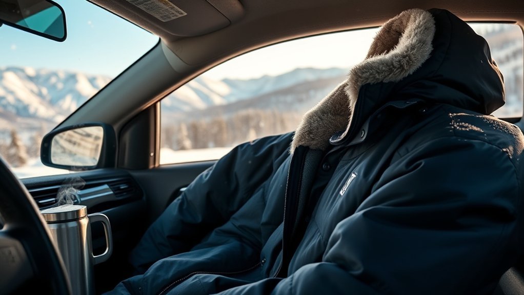 winter road trip jackets