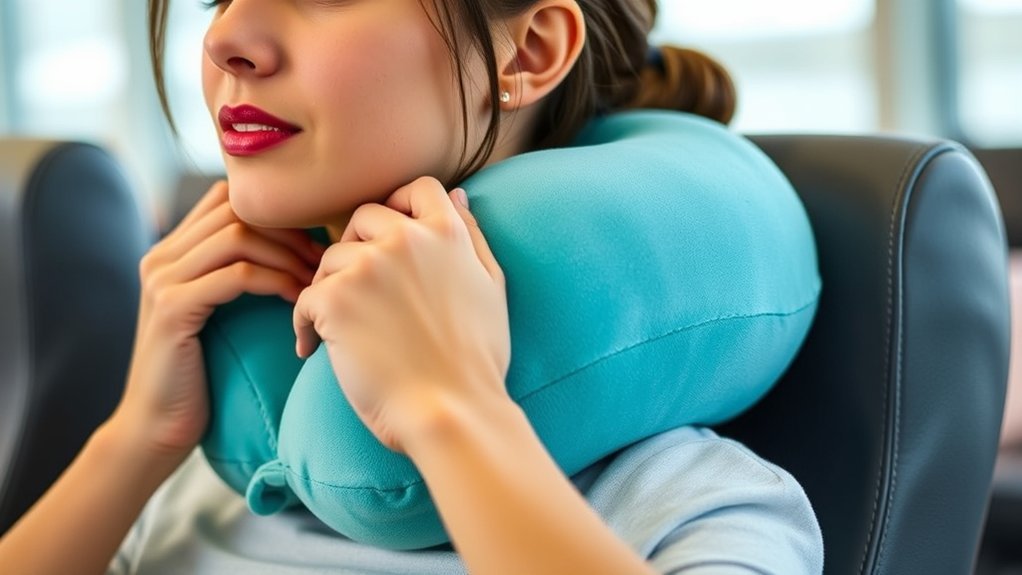 adjust travel pillow properly
