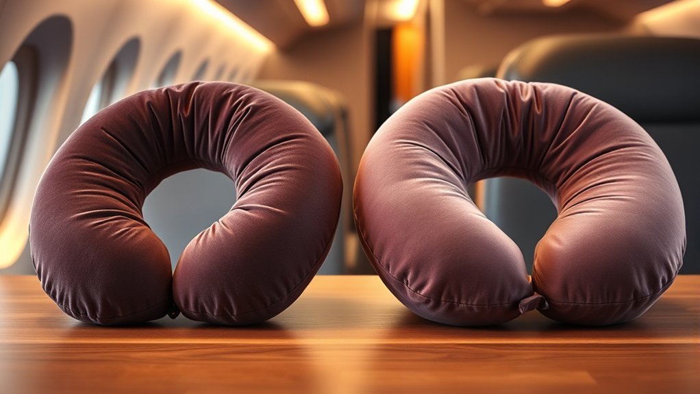 c shaped travel pillow benefits