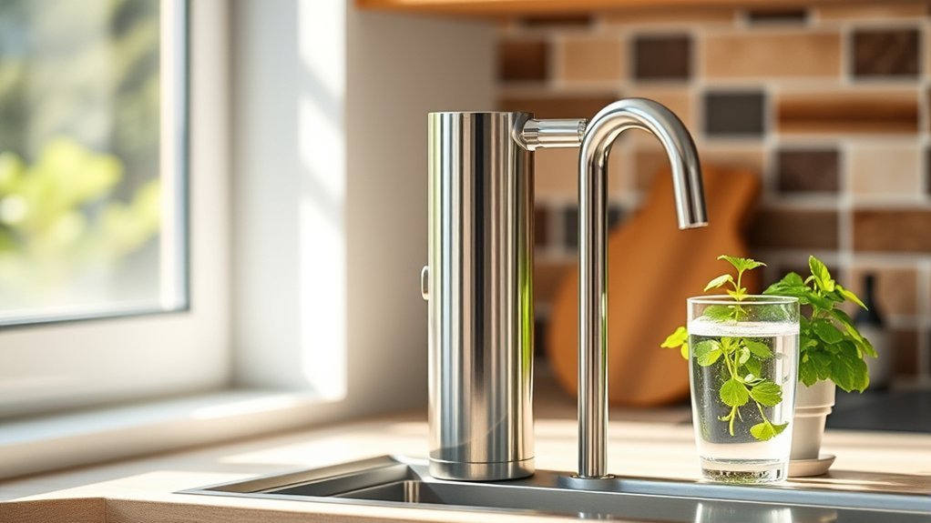 compact countertop water filters