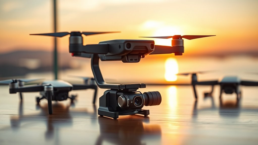 drone gimbal clamp considerations