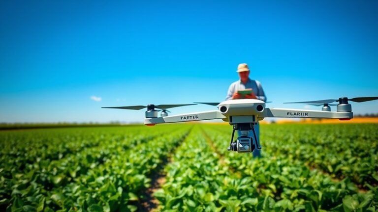 drones for efficient crop spraying