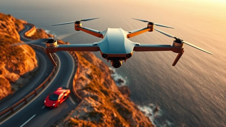 drones for stunning car videography