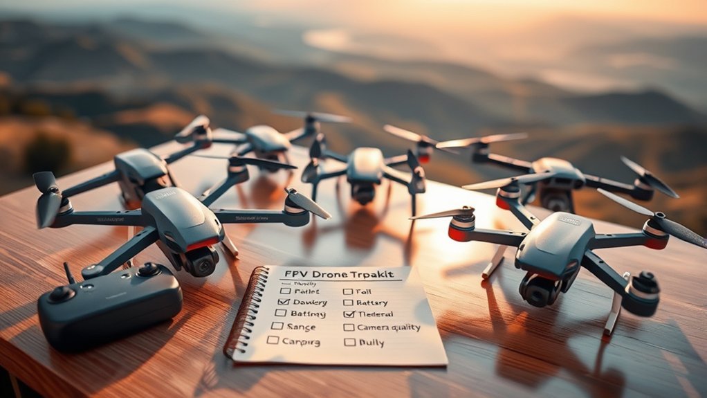 fpv drone kit considerations