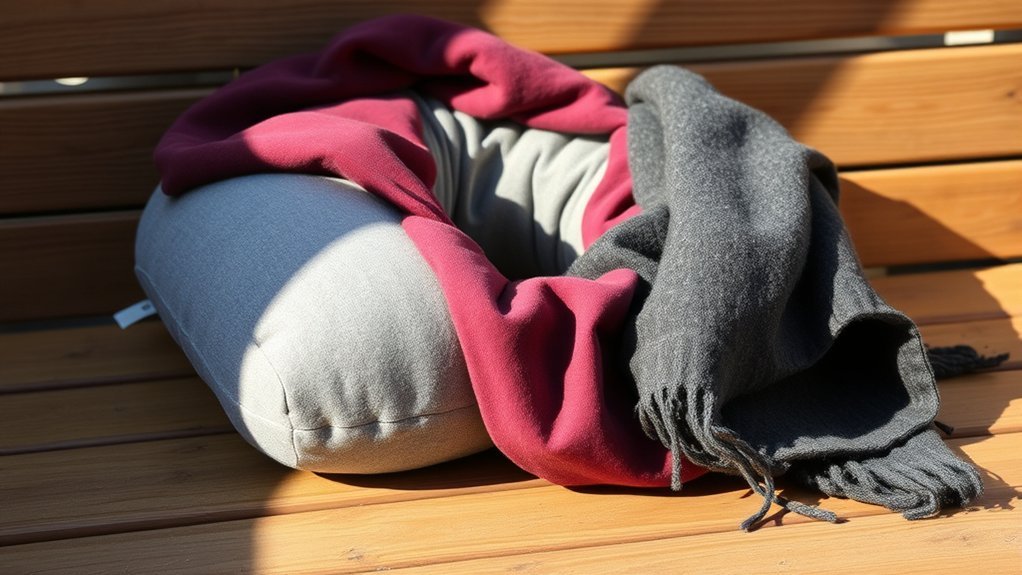 hoodie travel pillow folding