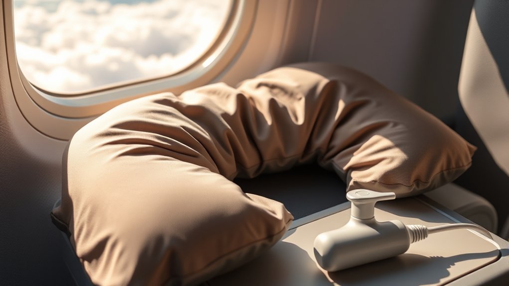 Do Inflatable Travel Pillows Deflate During a Flight inflatable pillow air loss