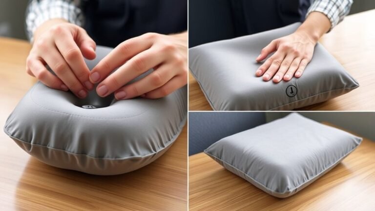 How to Inflate and Deflate an Inflatable Travel Pillow inflate and deflate pillow