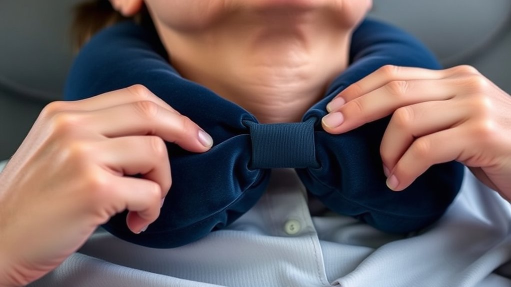 loosen travel pillow tension