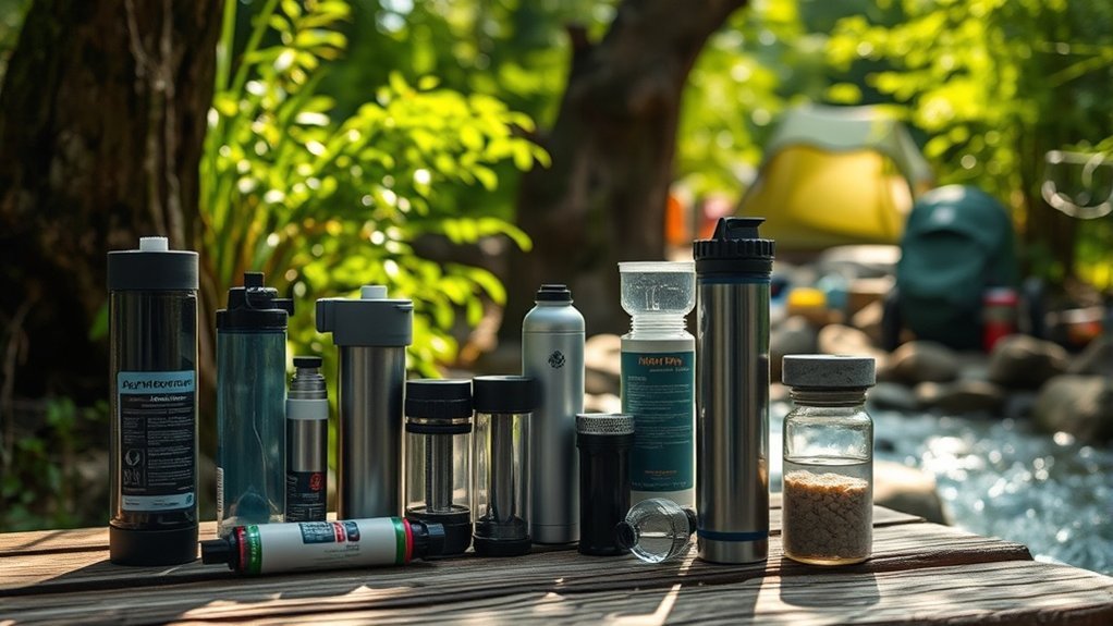 portable water filter selection