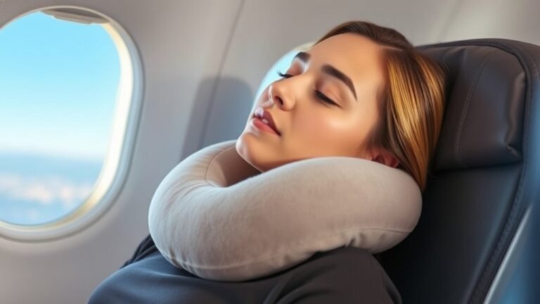 properly position travel pillow