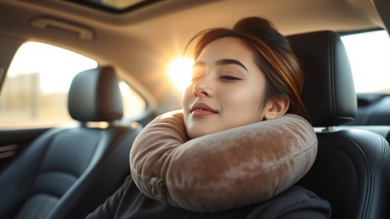 properly position travel pillow