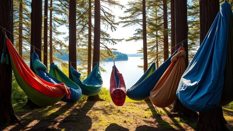 top hammock camping sleeping bags