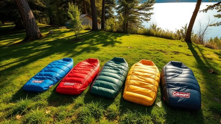top rated coleman sleeping bags