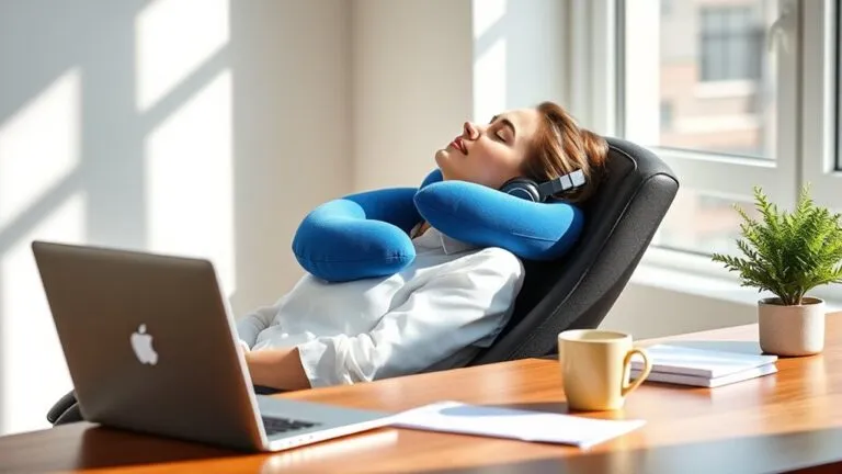 travel pillow desk usage