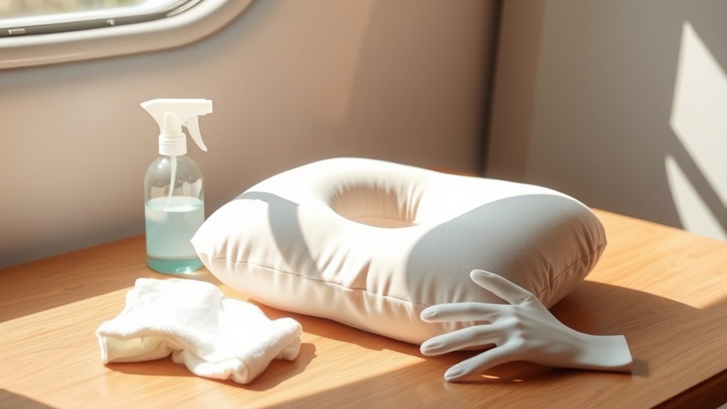 How to Disinfect a Travel Pillow After Flying travel pillow hygiene matters