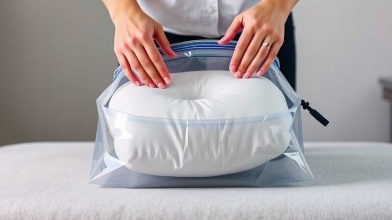 Travel Pillow Compression Bag How It Works travel pillow storage solution