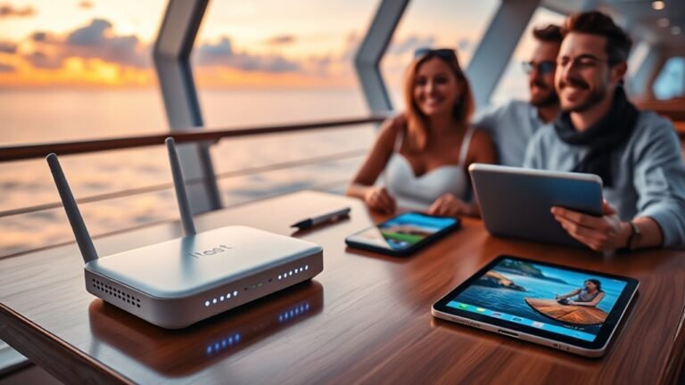 travel routers for cruise ships