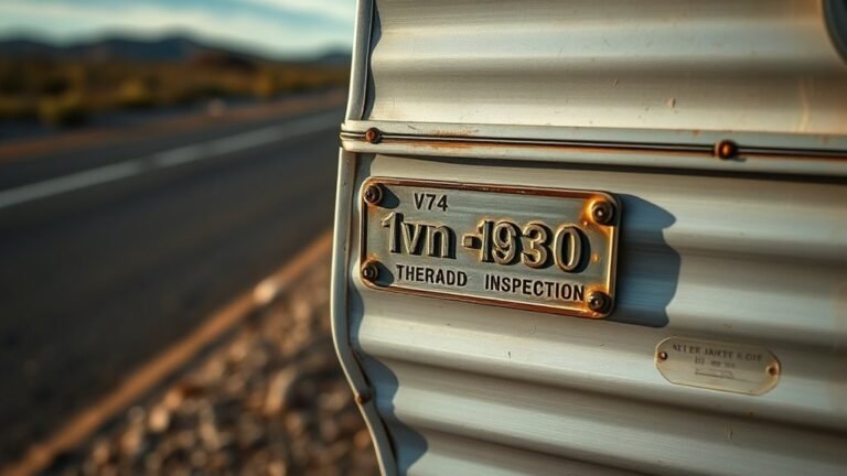 1974 make trlr vin location