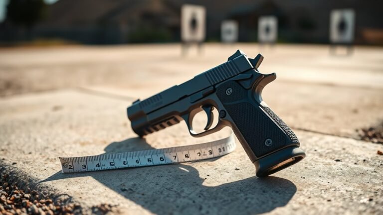 45 acp travel distance