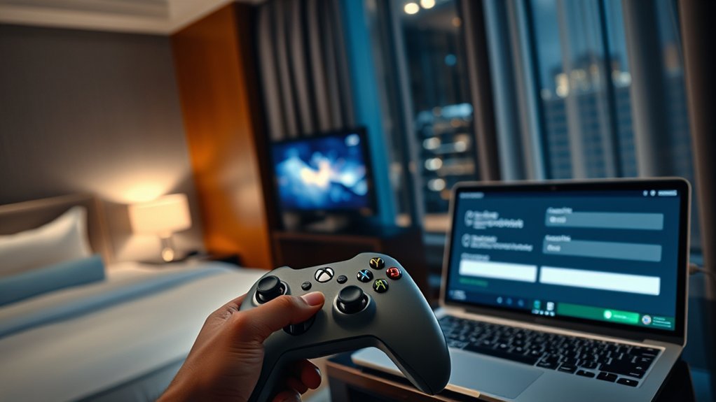 Accepting hotel Wi-Fi terms in Microsoft Edge on Xbox