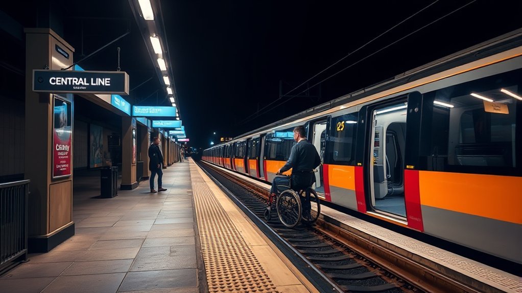 accessible night tube travel