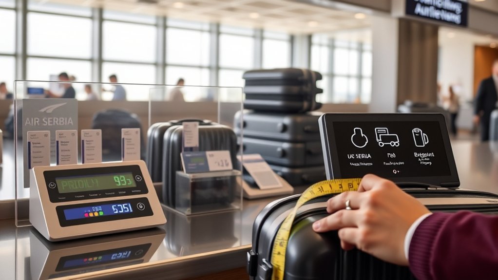 Air Serbia carry-on and checked baggage allowances