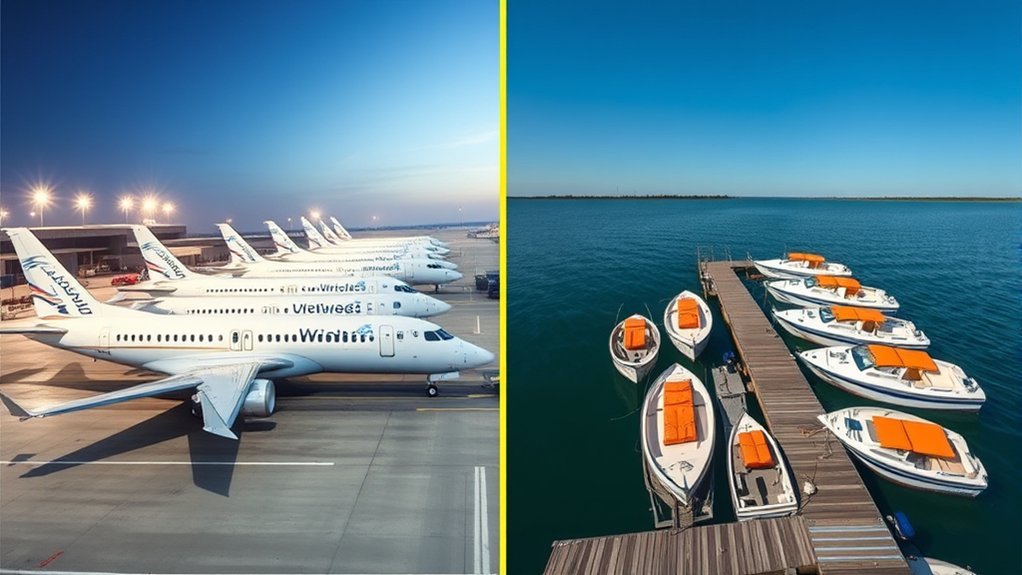 What'S Safe For Trips Plane Or Boat: Everything You Need to Know Commercial airplane and passenger boat illustrating differences in travel safety oversight